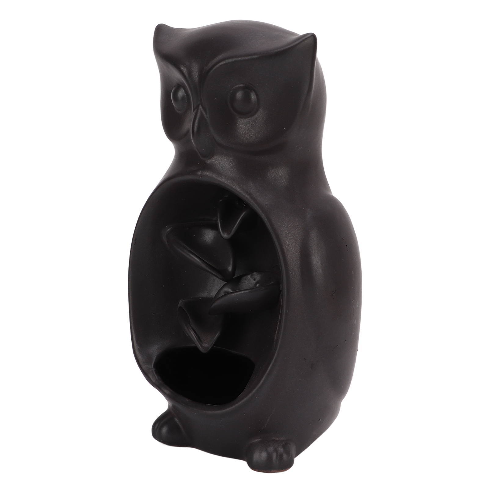 Night Owl Wasserfall-räucherstäbchenhalter, Hochwertige Handgefertigte Keramik, Exquisite Textur, Fördert Den Schlaf, Rückfluss-räucherstäbchenbrenner