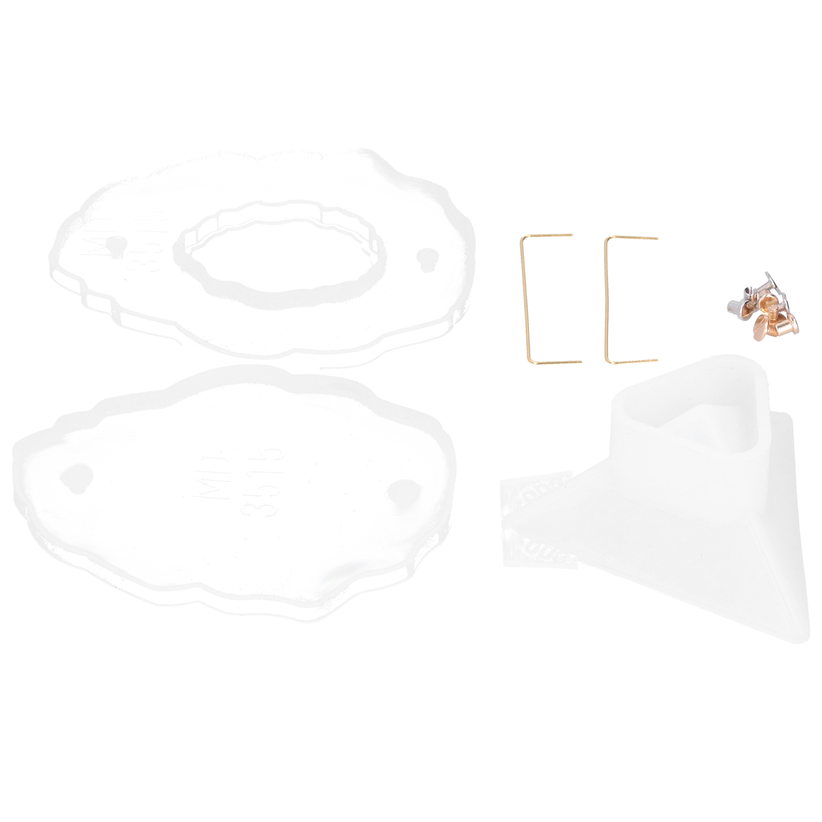Silikonform Für Bilderrahmen, Manuelle Kristallform Für Unregelmäßige Bilderrahmen, Epoxidform, Diy-werkzeuge, Ovales Set (77 G)
