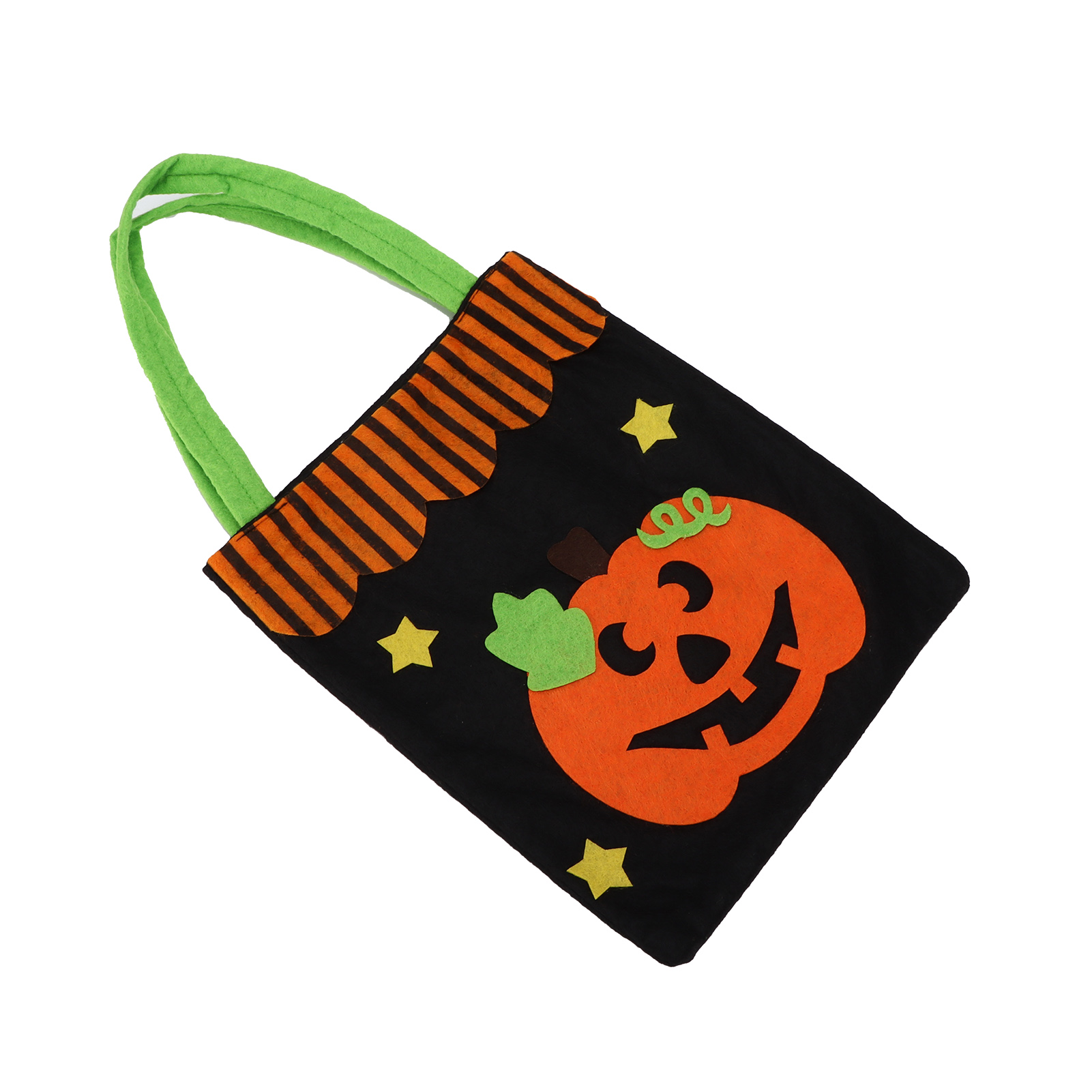 Wiederverwendbare Halloween-tragetasche Mit Henkeln, Ideal Für Thanksgiving Und Den Alltag. Kürbismotiv.