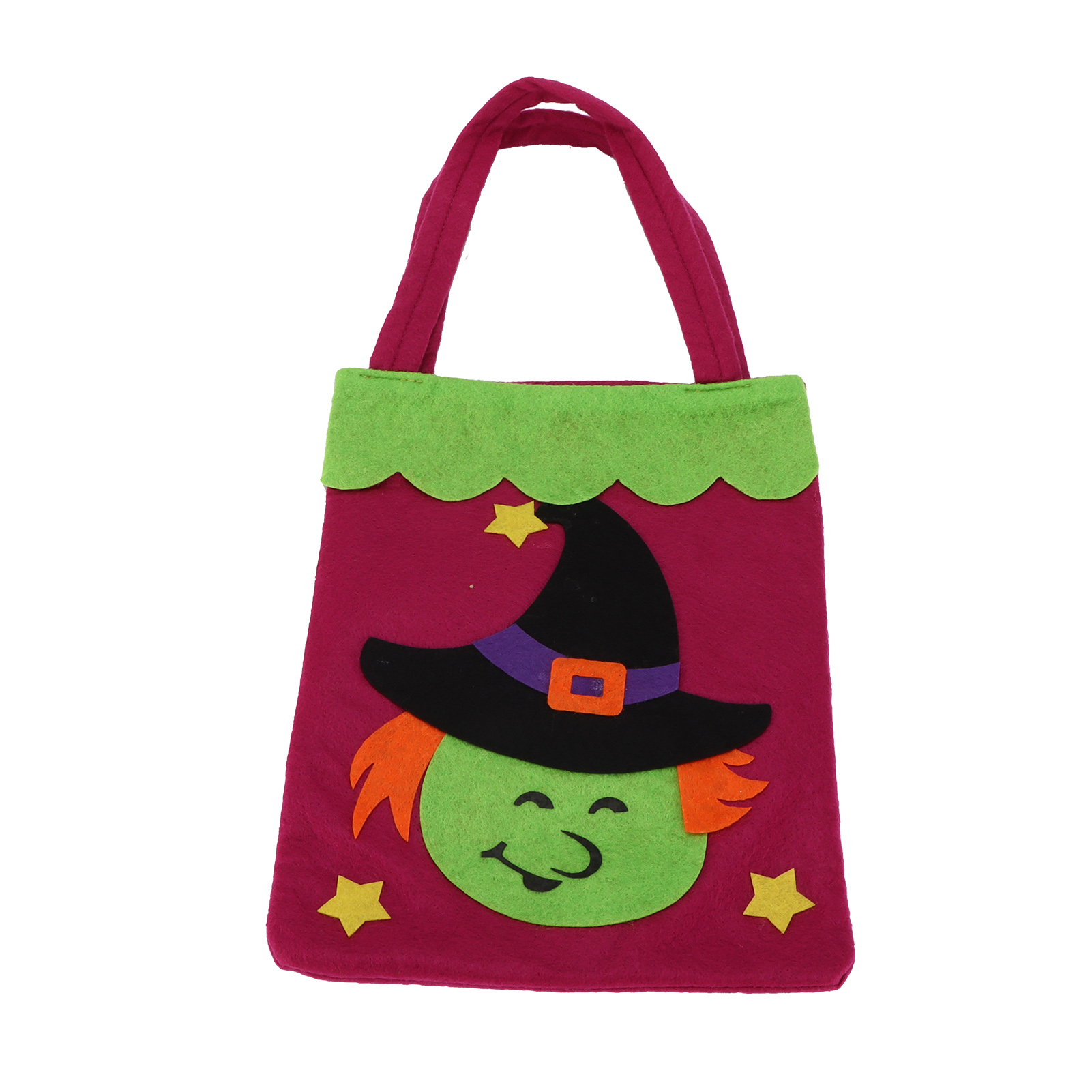 Wiederverwendbare Halloween-tragetasche Mit Henkeln Für Thanksgiving Und Den Alltag. Hexenmotiv.