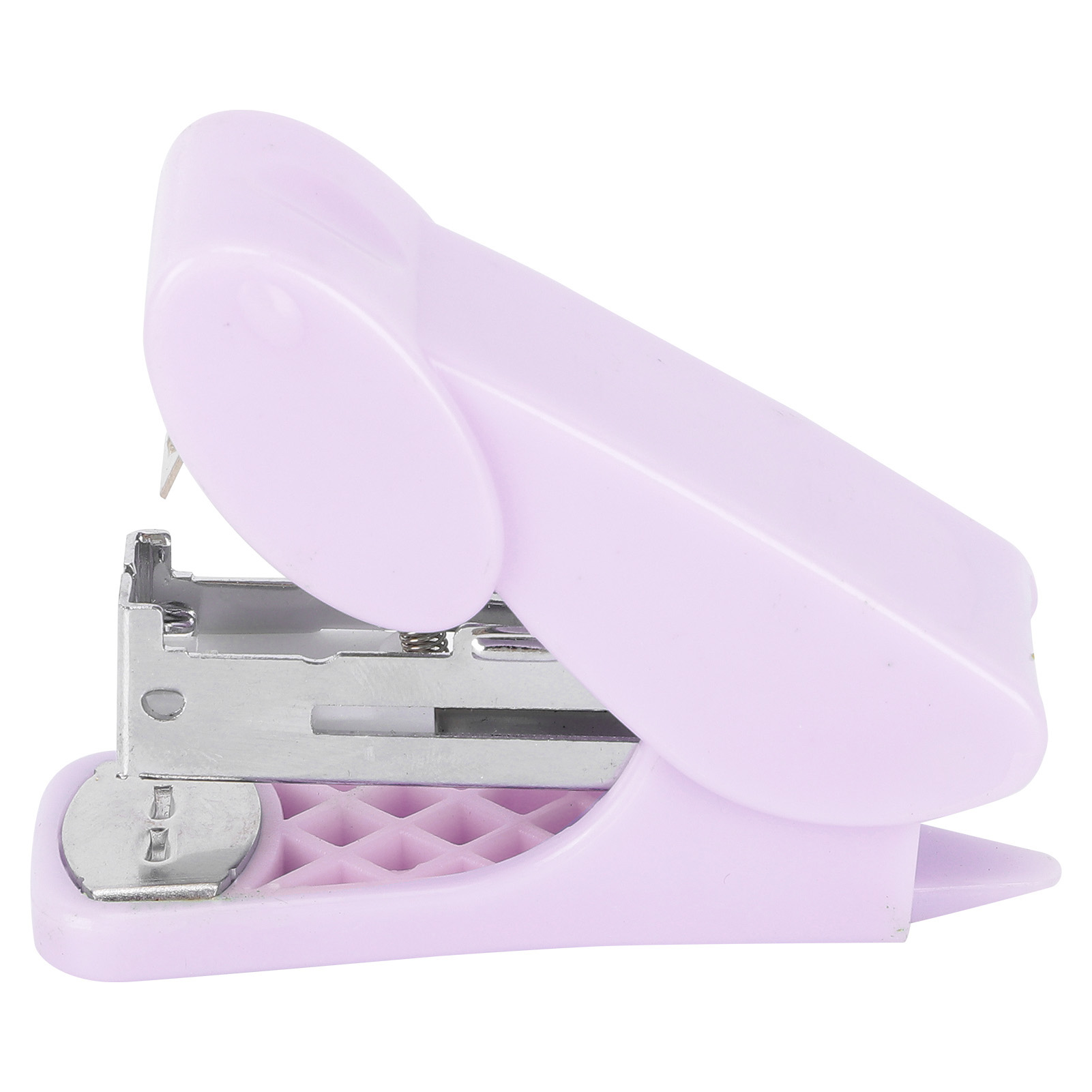 Mini-heftgerät, Kleine Bindemaschine, Mini-buchbindemaschine Mit Nagelzieher, Bürobedarf, Helllila