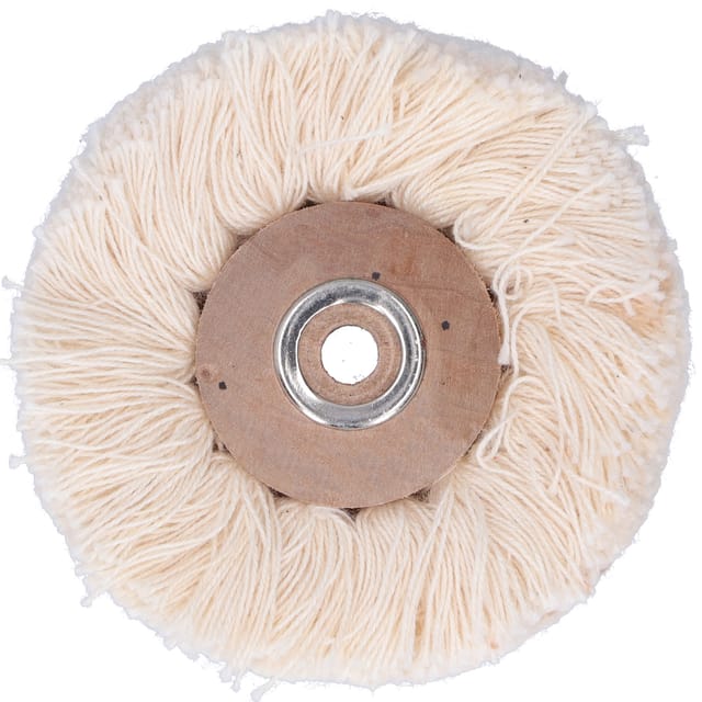 Wollpolierscheibe Zur Bearbeitung Von Metallen, Schmuck, Holz Und Uhren