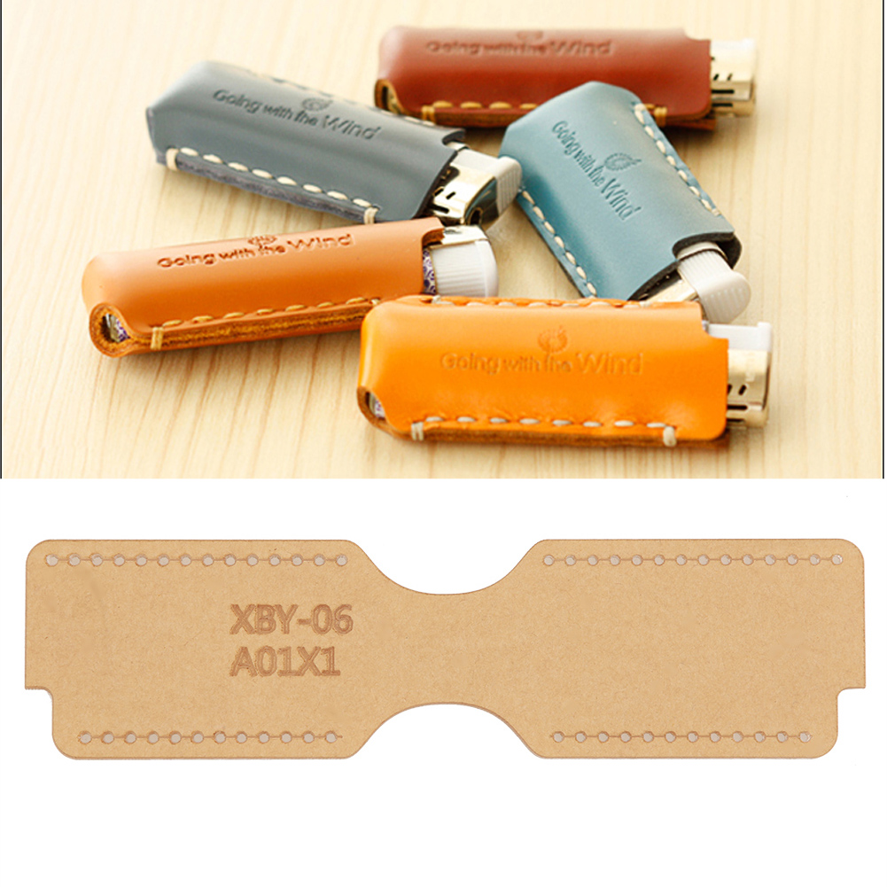 Acryl-schablone Für Ein Leder-feuerzeugetui, Diy-set Xby-06
