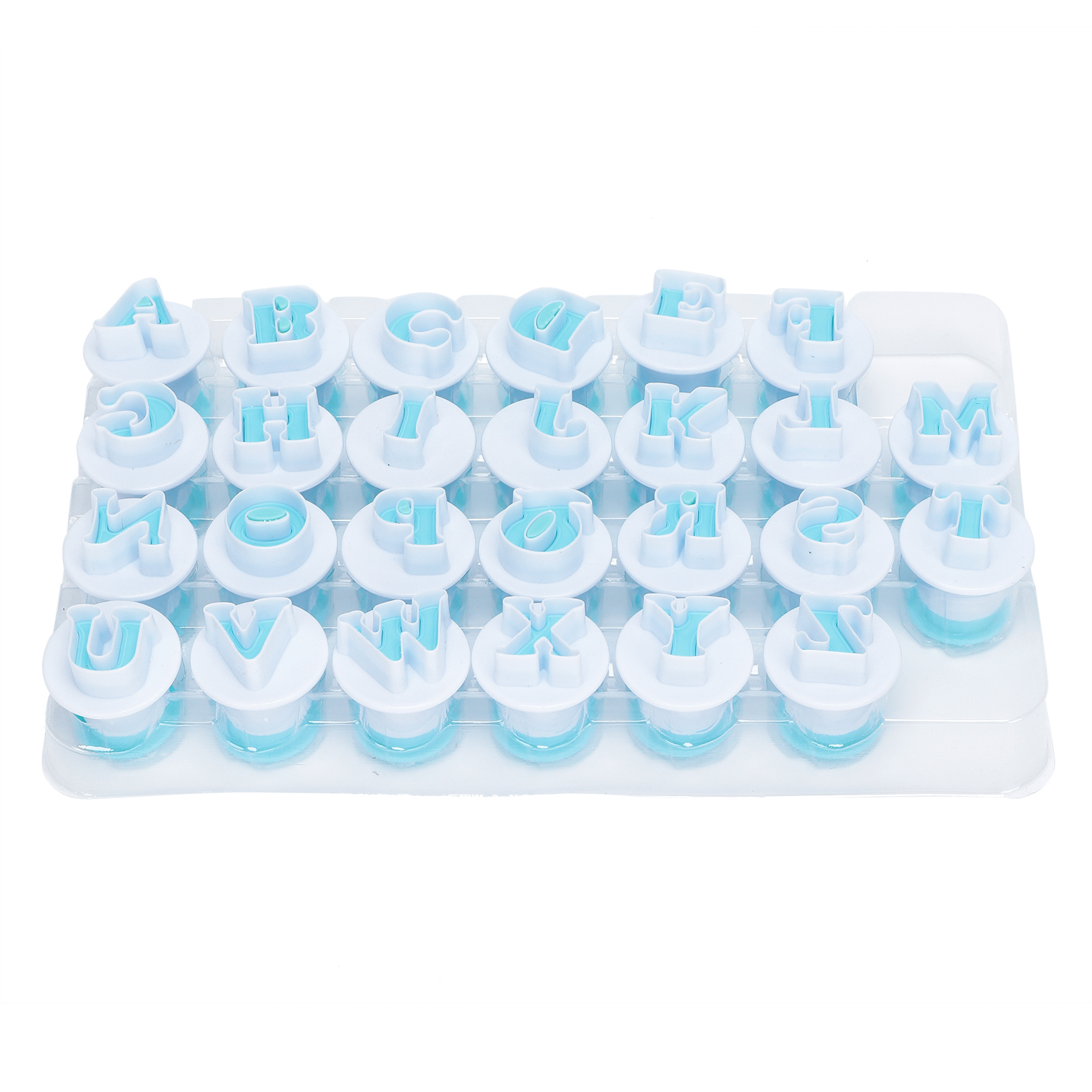 26 Ausstechformen In Großbuchstaben, Mini-fondantausstecher Aus Kunststoff, Kuchen- Und Diy-keksformen