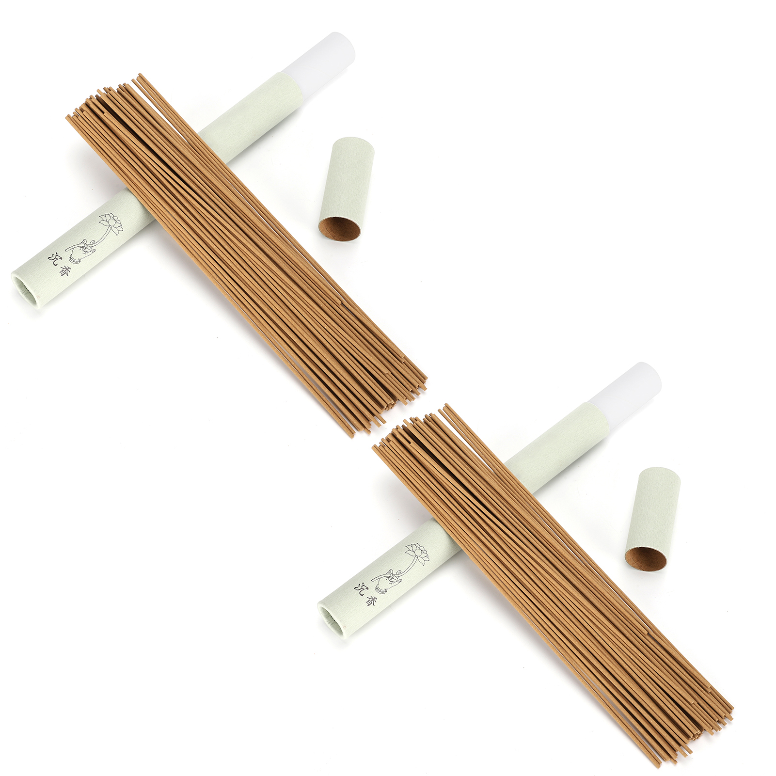 Set Aus 2 In Sandelholz Getränkten Adlerholzstäbchen Für Eine Entspannende Atmosphäre Und Wohltuende Aromatherapie. Inneneinrichtung Aus Vietnam (nha Trang).