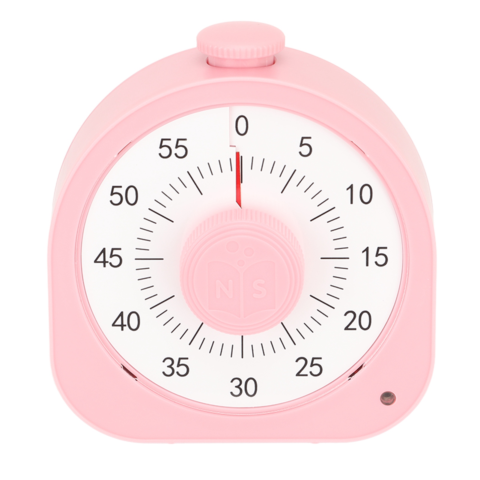 Visueller 60-minuten-timer Für Kinder Und Erwachsene Mit Zwei Schlummerfunktionen Und Einem Fokusmodus. Ideal Für Schule, Zuhause Und Hausaufgaben (rosa).