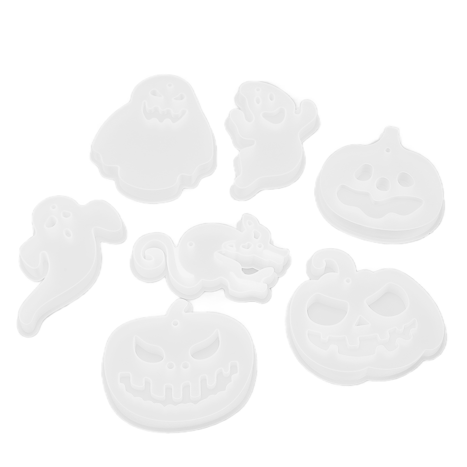 Tragbare, Flexible Und Wiederverwendbare Halloween-silikonform, Diy-kürbis-silikonform