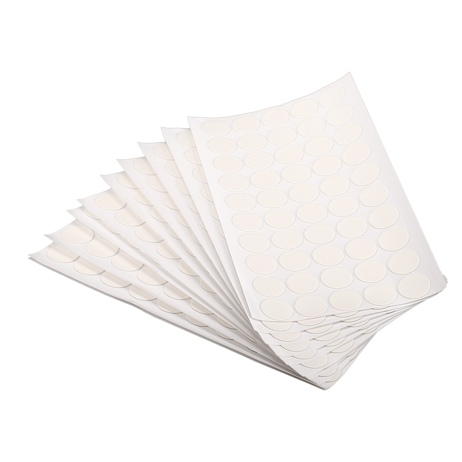 Selbstklebende Punkte, 10 Blatt, 20 Mm, 500 Stück, Widerstandsfähig, Transparent, Wasserdicht, Hinterlässt Keine Spuren, Doppelseitig, Mit Klettverschluss.