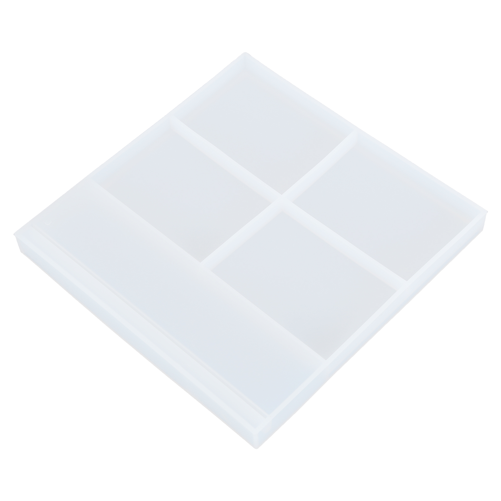 Große Quadratische Silikonform Für Bilderrahmen Zum Selbermachen Mit Kristallen Und Epoxidharz. Exquisite, Handgefertigte Geschenke.