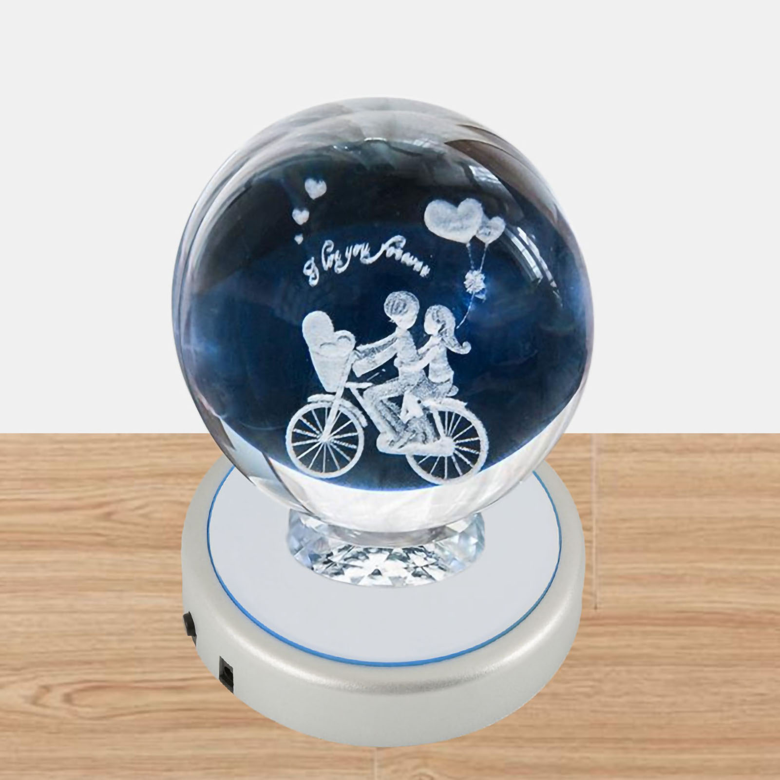 Kristall-displaysockel Mit Farbiger Led-beleuchtung 4
