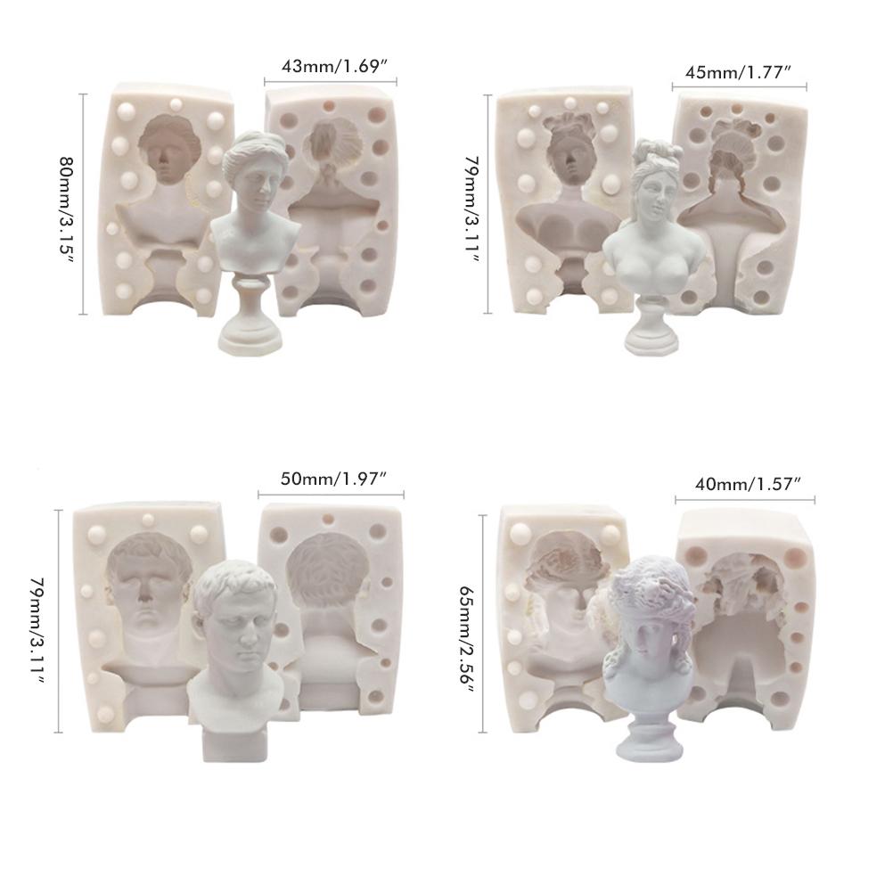 3d-silikonform Für Kerzen Zur Diy-herstellung, Ideal Für Heimdekoration Und Als Partygeschenk.