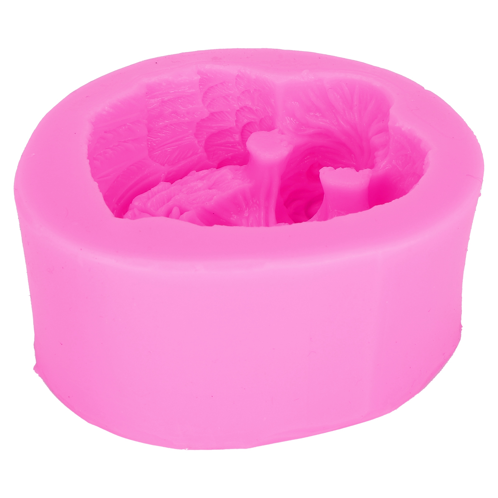 Professionelle Silikonform Für Seife, Kerzen, Kuchen, Pralinen Und Epoxidharz (rosa)