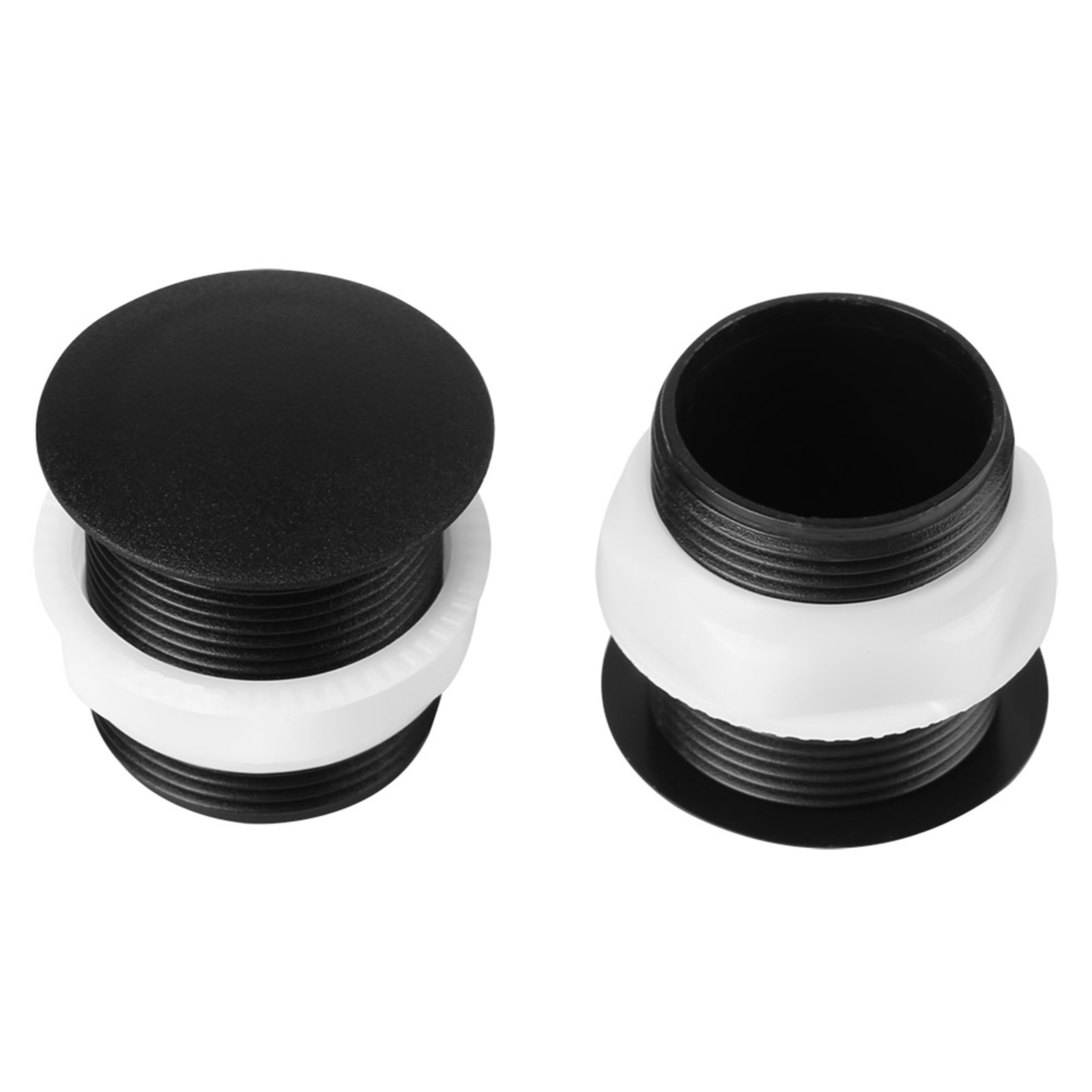 Packung Mit 10 Schwarzen Schraubkappen, 28 Mm, Für Druckknöpfe Von Arcade-spielen