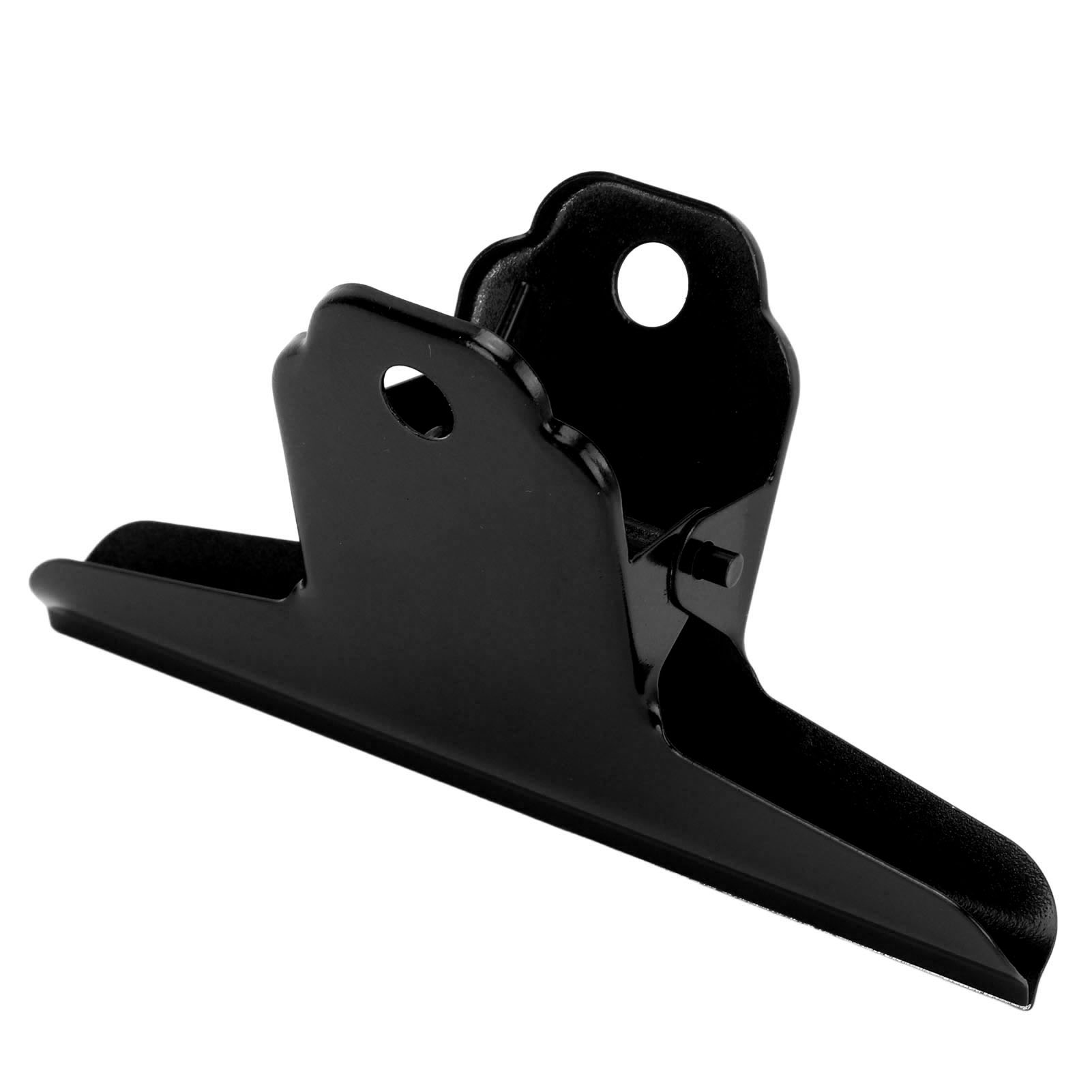 Metall-binderclip, Metallmaterial, Starker Halt, Langlebig, Große Größe, Aktenclip Für Büro, Zuhause, Schule Oder Büro, Schwarz
