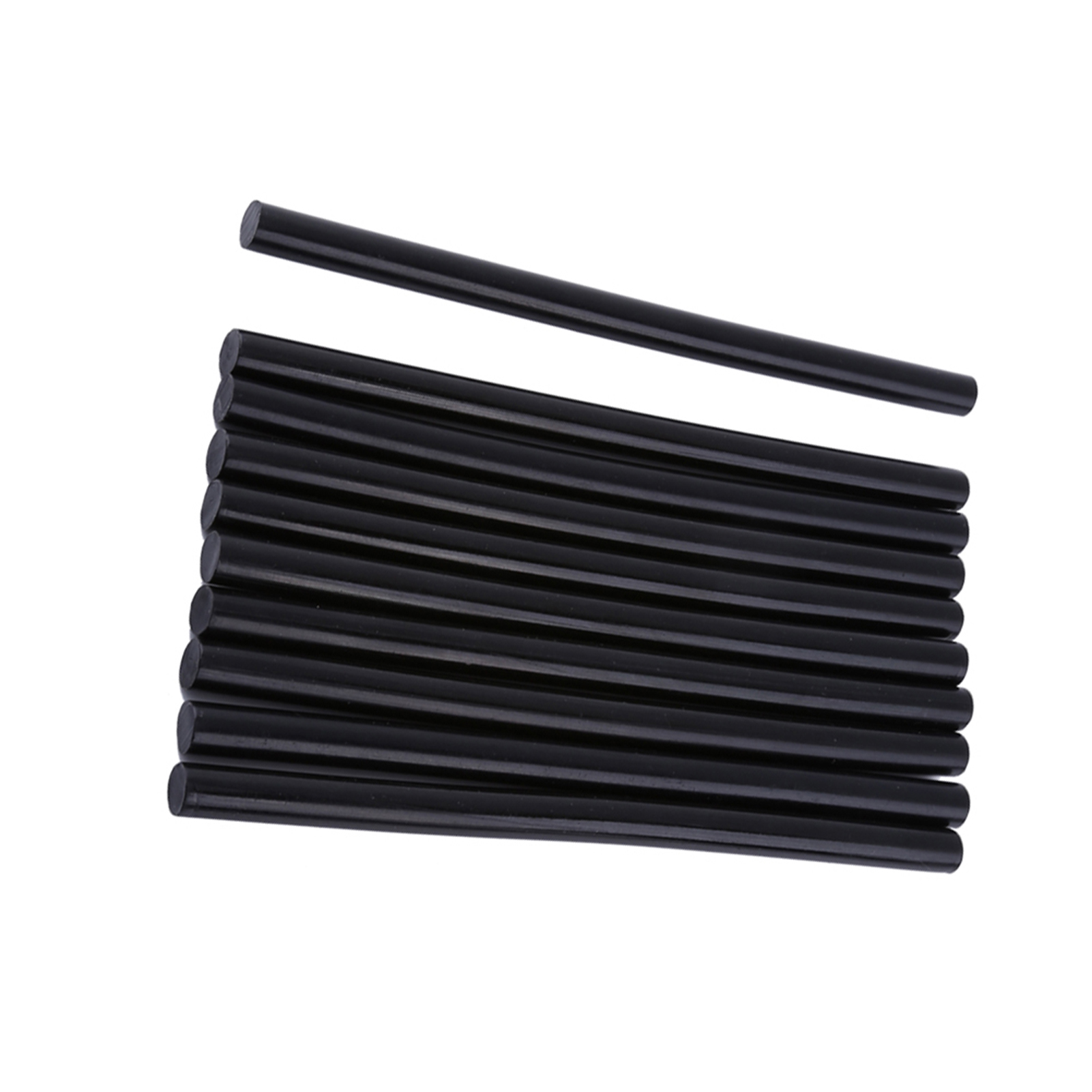 Packung Mit 10 Schwarzen Heißklebesticks, 7 Mm / 11 Mm, Für Elektrische Heißklebepistolen (11 X 200 Mm)