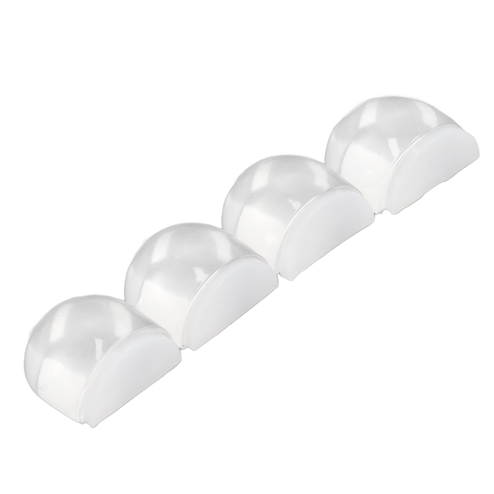 Transparenter, Geräuschloser, Selbstklebender Türstopper Aus Acryl Für Schlafzimmer Und Badezimmer (4er-pack).