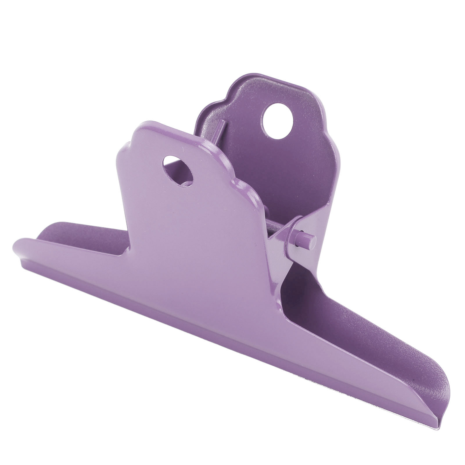 Metall-binderclip, Metallmaterial, Starker Halt, Langlebig, Große Größe, Aktenclip Für Bürodokumente, Für Zuhause, Schule Und Büro, Lila