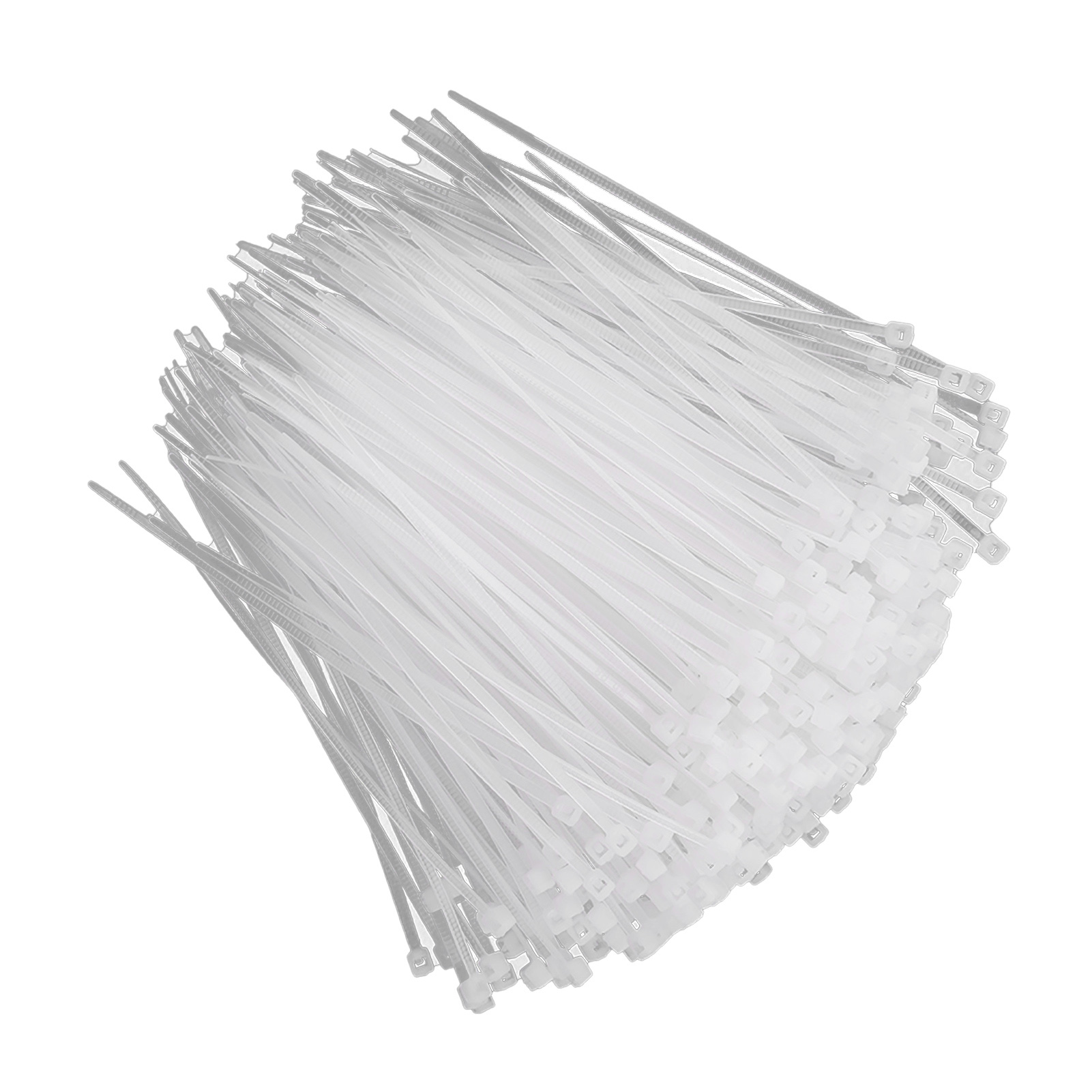 1000 Standard-kabelbinder, Weiß, Selbstsichernd, 3 X 100/150 Mm (3 X 100 Mm)
