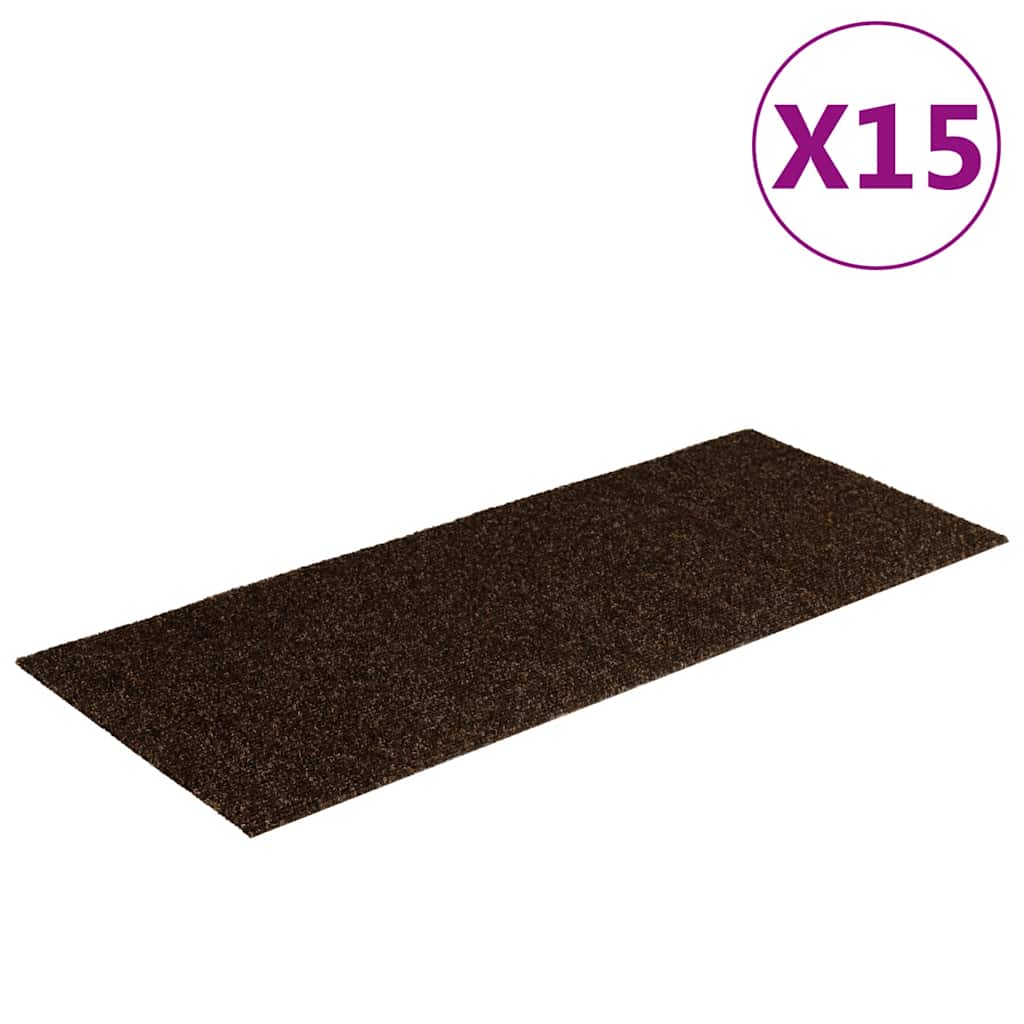 Maison Exclusive - Stufenmatten Selbstklebend 15 Stk. 60x25 Cm Br
