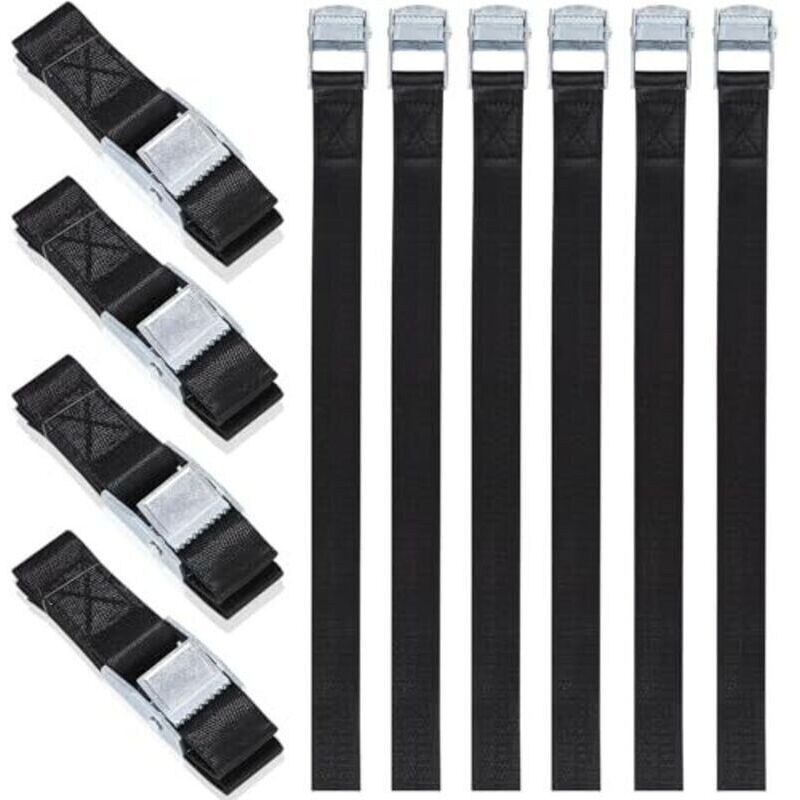 Ratschen-spanngurte 25 Mm X 50 Cm – 10er-pack Für Fahrräder, Motorräder, Gepäck Und Autos – Ulisem