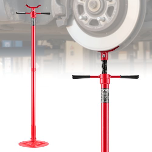 Unterhub-stützständer 750 Kg, Höhenverstellbarer (1376–2128 Mm) Wagenheberständer Mit Kugelgelagertem Drehgriff & Selbstsichernder Gewindeschraube, Zur Unterstützung Von Fahrzeugkomponenten