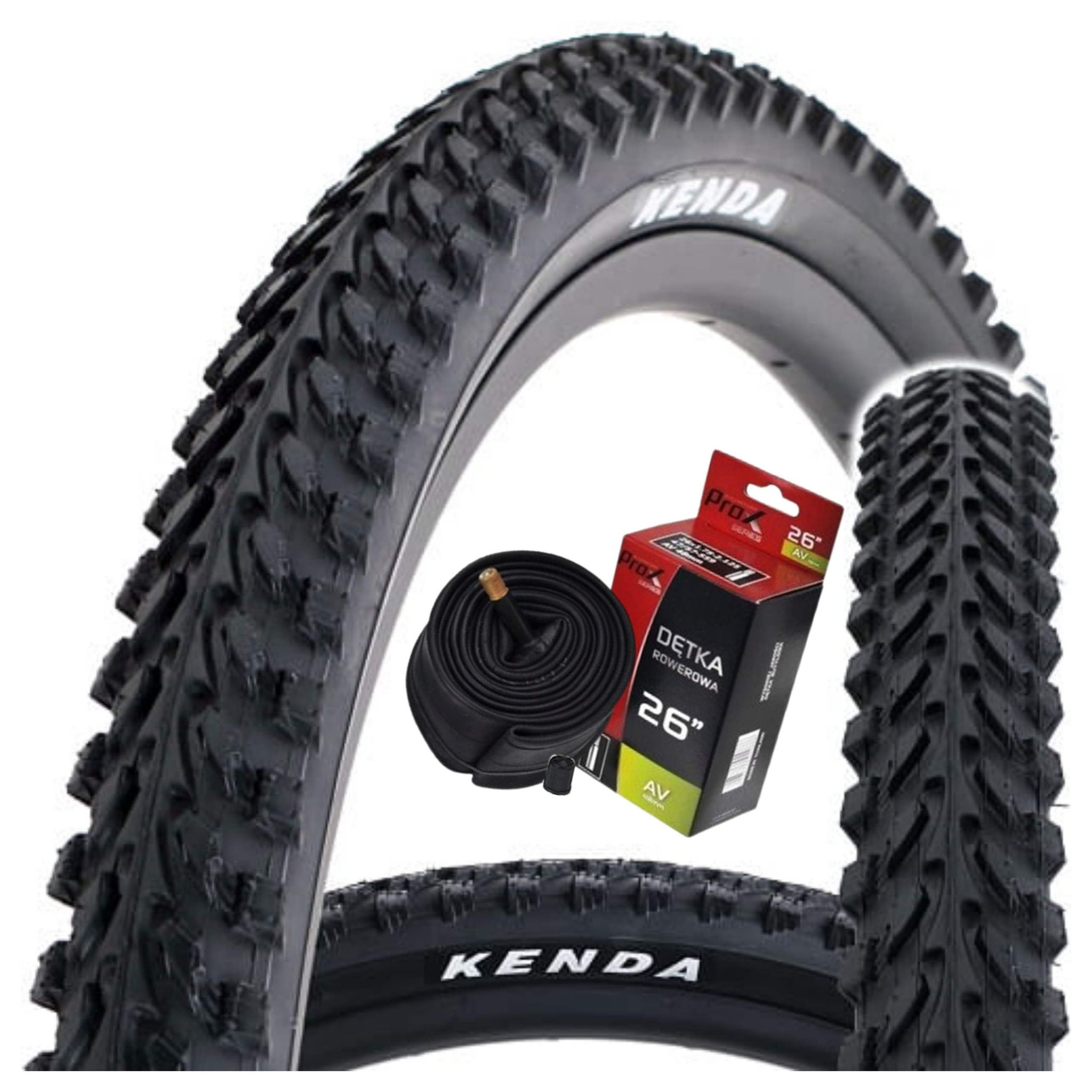 Kenda Weihnachtsbaum-fahrradreifen 26x1,95 Mountainbike-set Mit Schlauch