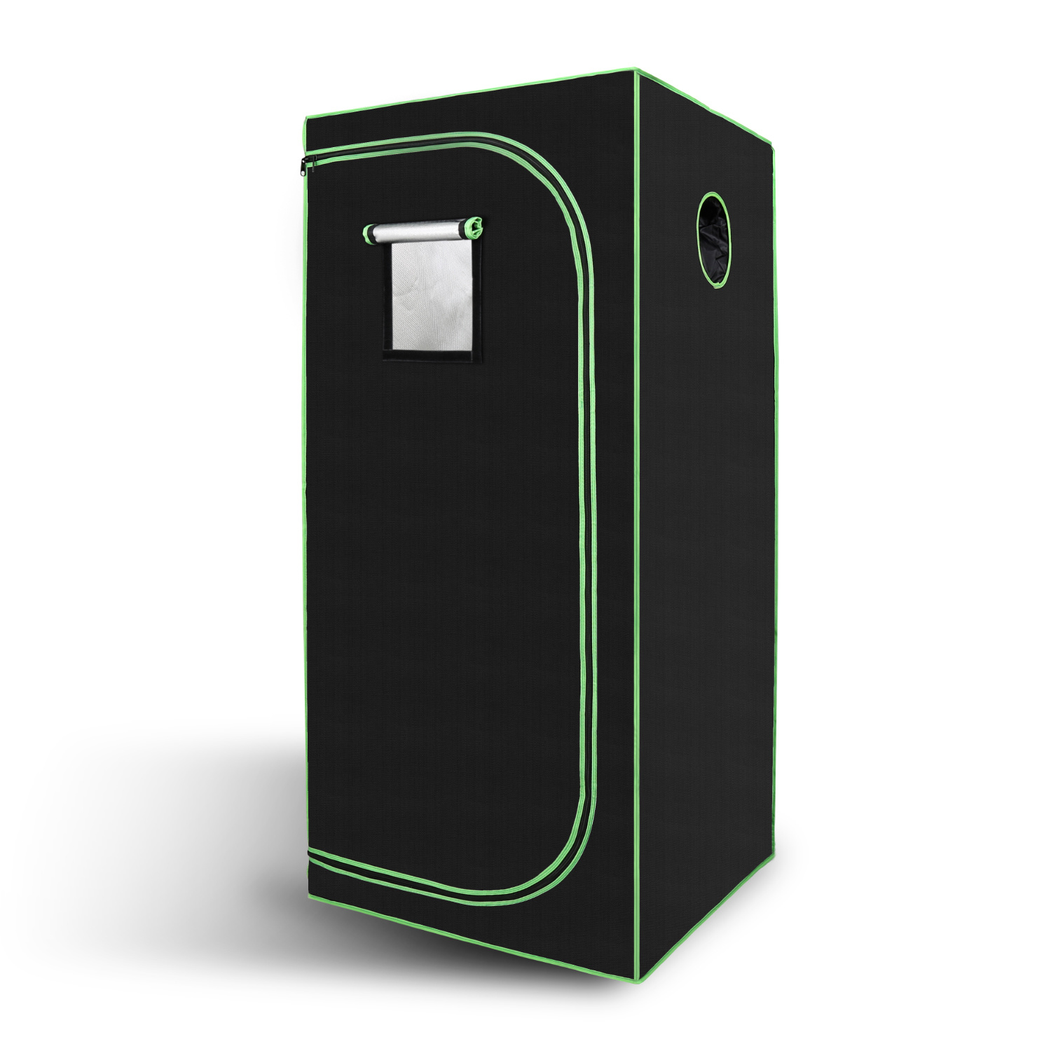 Jiubiaz Growbox Aus 600d Oxford-gewebe, Reißfest, Feuerhemmend, Für Kräuter Gemüse Und Obst 80x80x180cm