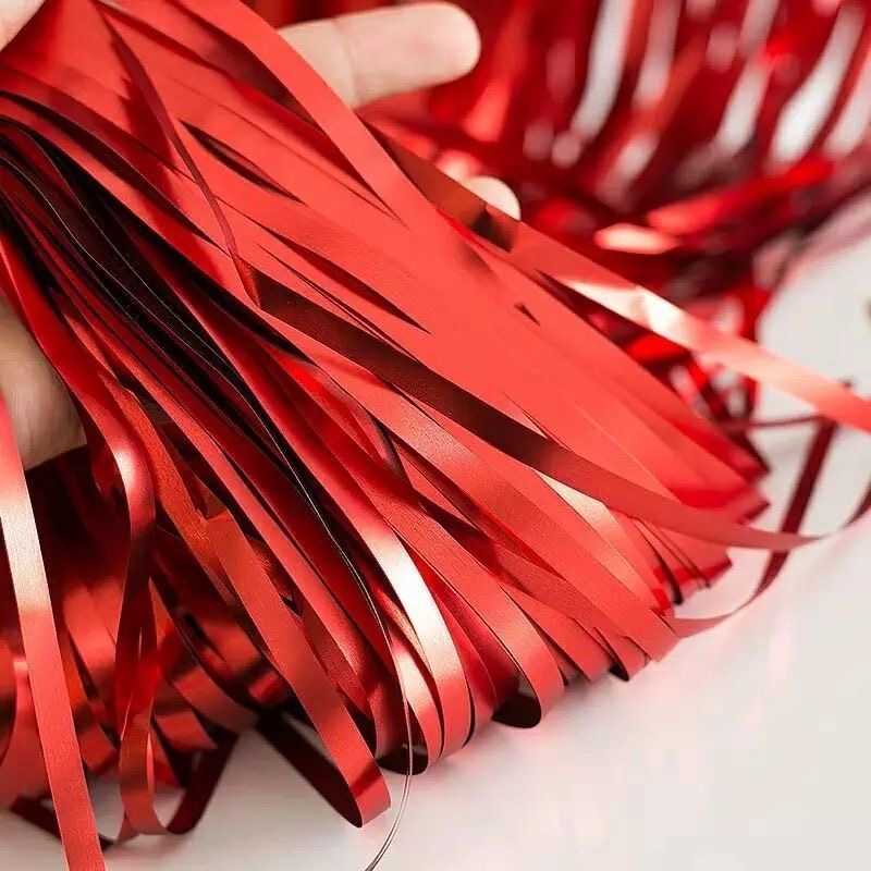 Dekorativer Vorhang, Rot, Matt, 100 X 200 Cm