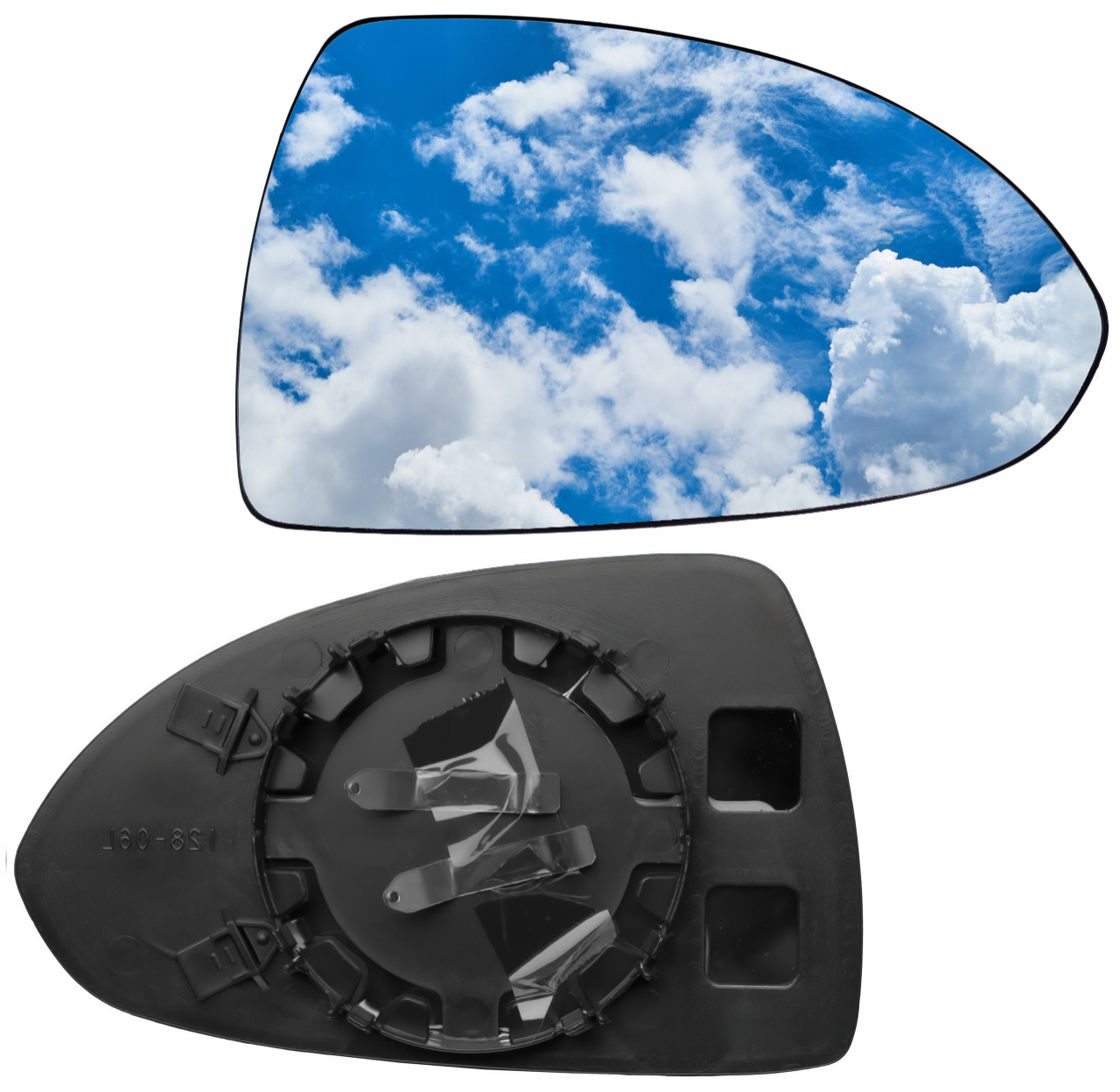 Rechter Spiegeleinsatz Opel Corsa D 2006-2012 Ohne Heizung