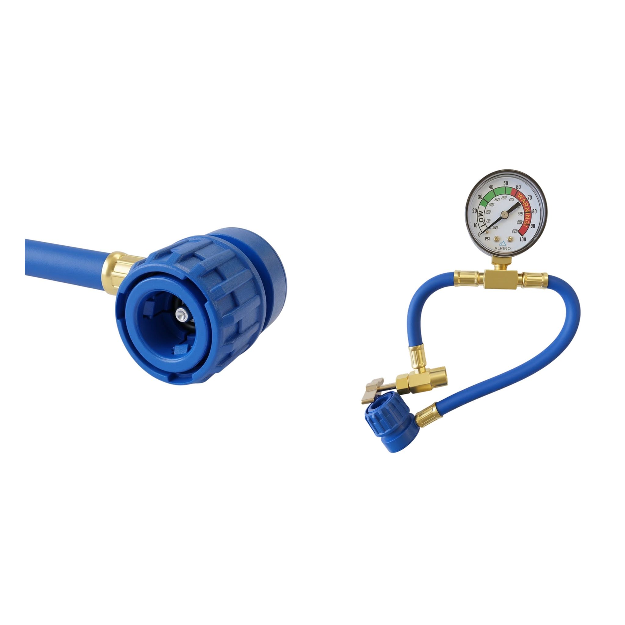 Alpino Manometerschlauch Für Klimaanlagen-füllventil Lp-11 Mm R134a