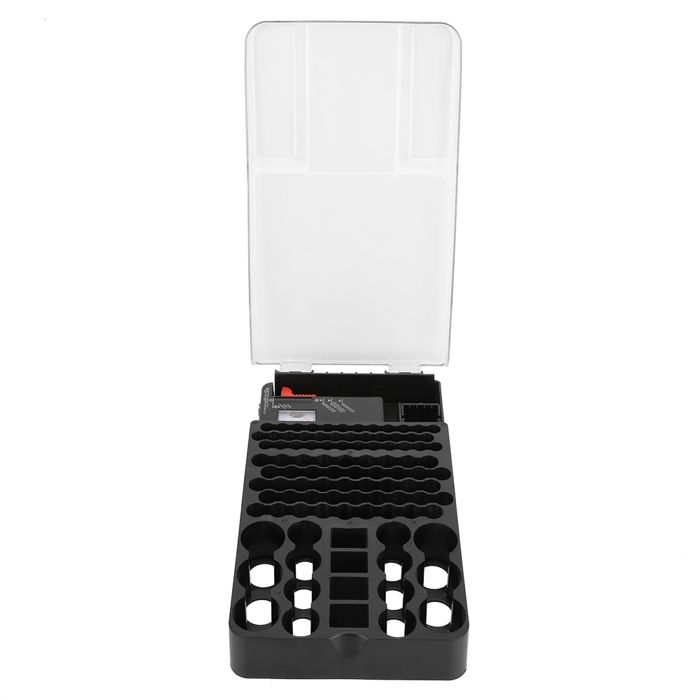 Batterieorganizer Mit 104 Fächern Und Zeigerbatterietester
