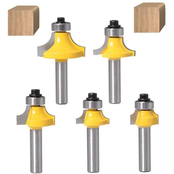 5 Abgerundete Schaftfräser, 8 Mm Schaftdurchmesser, Abgerundete Schaftfräser Und Abgerundete Schaftfräser.