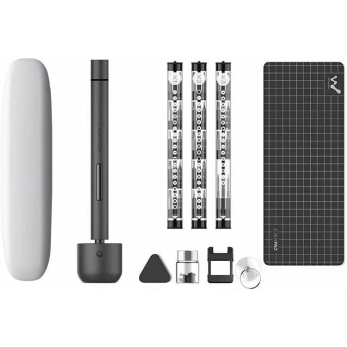 1f Pro Verbesserter Tragbarer 64-in-1-elektroschraubendreher Mit Wiederaufladbarem Kabellosem Schraubendreher-set, Kompatibel Mit Mobiltelefonen.