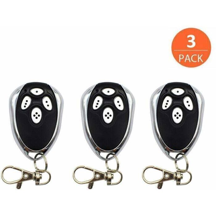 Garagentor-fernbedienung – 3er-pack – 433,92 Mhz Frequenz – Rolling Code