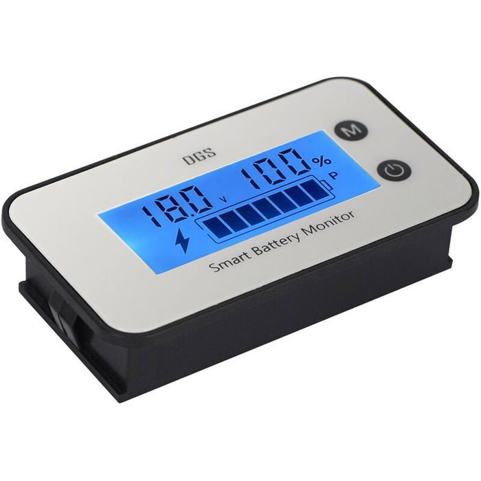 Ipx7-batteriekapazitätsmonitor, Dc 7-100v 12v 24v 36v 48v Batteriespannungstester Mit Lcd-anzeige.