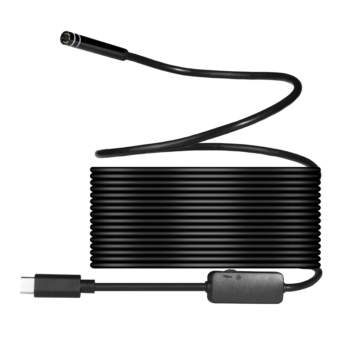 Usb-typ-c-kamera Mit 7-mm-kabel Und 10-meter-kabel