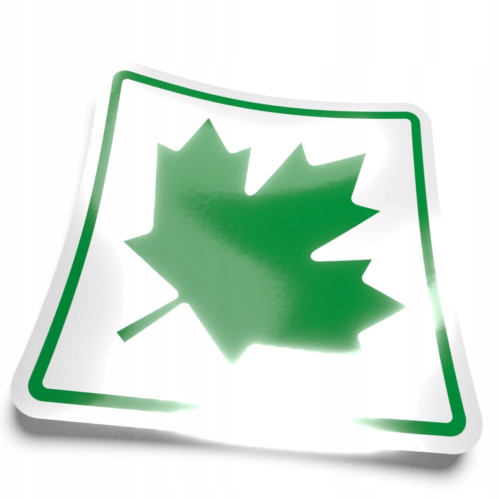 Reflektierender Magnet – Grünes Blatt 12 Cm
