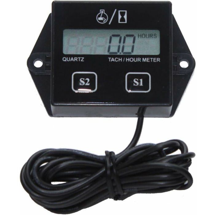 Digitaler Induktiver Motorrad-drehzahlmesser, Geeignet Für Zwei- Und Viertaktmotoren, Wasserdicht, Mit Austauschbarer Batterie.
