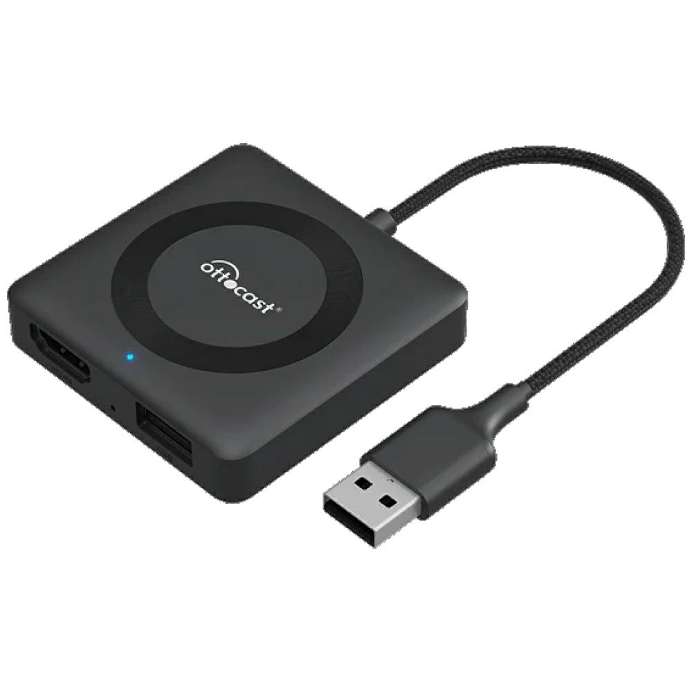 Ottocast Ca361-c4 Car Tv Mate Carplay Autoadapter Schwarz