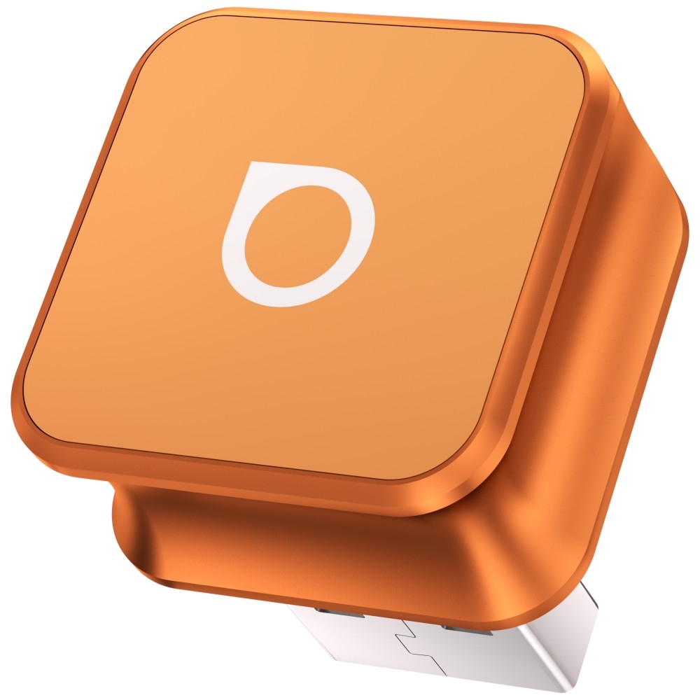 Ottocast Cp88-t Mini Cube Carplay Bluetooth-autoadapter Orange