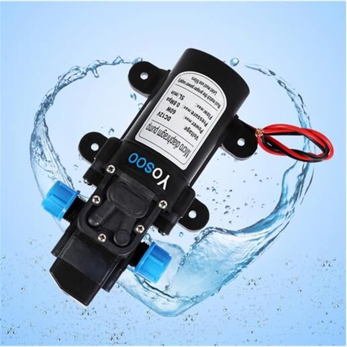 12v Gleichstrom-hochdruck-membranwasserpumpe, 5l/min, Selbstansaugend, Geeignet Für Automobile Und Schiffe.