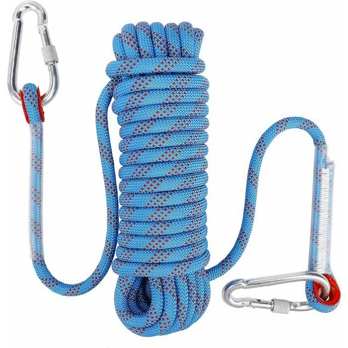 10 Mm Statisches Sicherheitskletterseil, Polyester-kletterseil, Geeignet Für Rettungseinsätze, Wandern Und Bergsteigen.