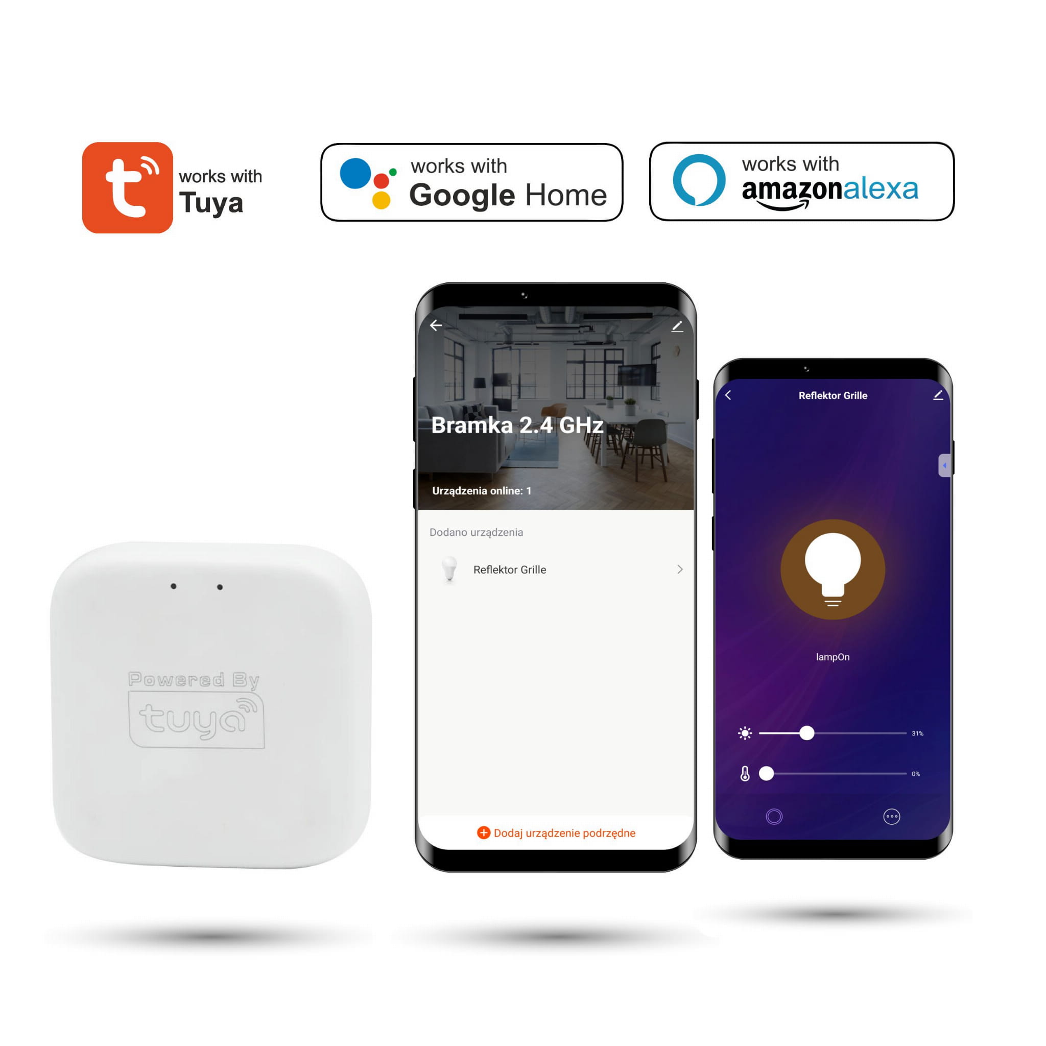 Tuya 2,4-ghz-gateway Für Smart Track Magnetsysteme