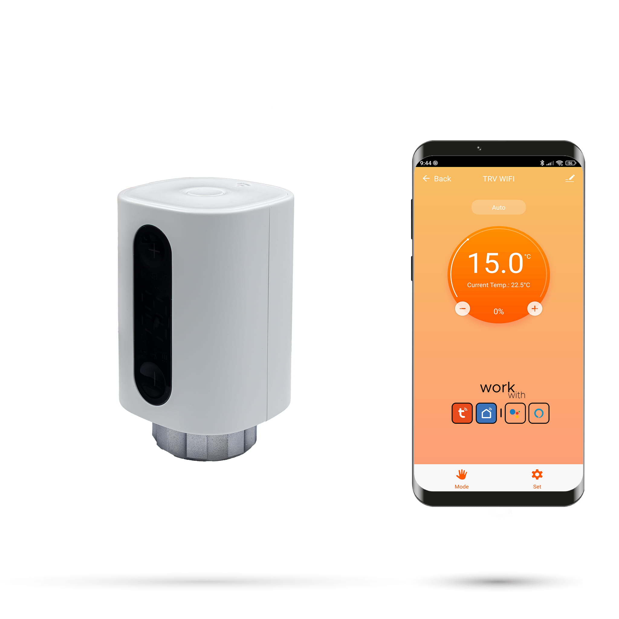 Thermostatkopf Für Den Wifi-fähigen Tuya-heizkörper
