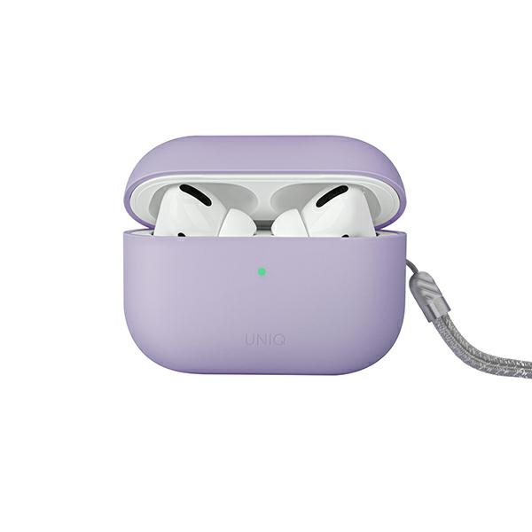 Uniq Schutzhülle Für Lino Airpods Pro 2. Generation, Silikon (2022/2023), Flieder/lavendel