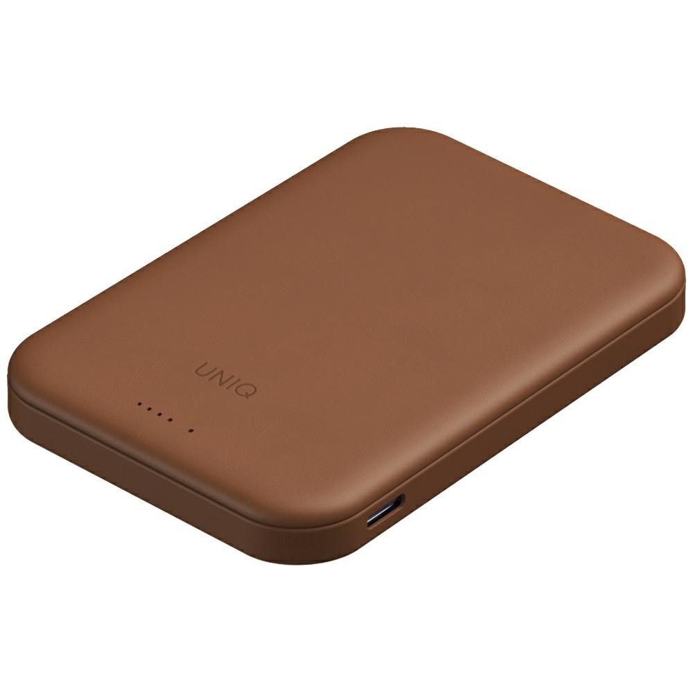 Powerbank Uniq Lyden Lexa Magnetic 5000mah Pd Usb-c Magsafe Karamell