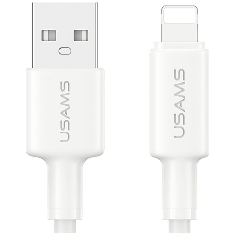 Usams U90 2,4a Usb-a Auf Lightning Kabel Weiß
