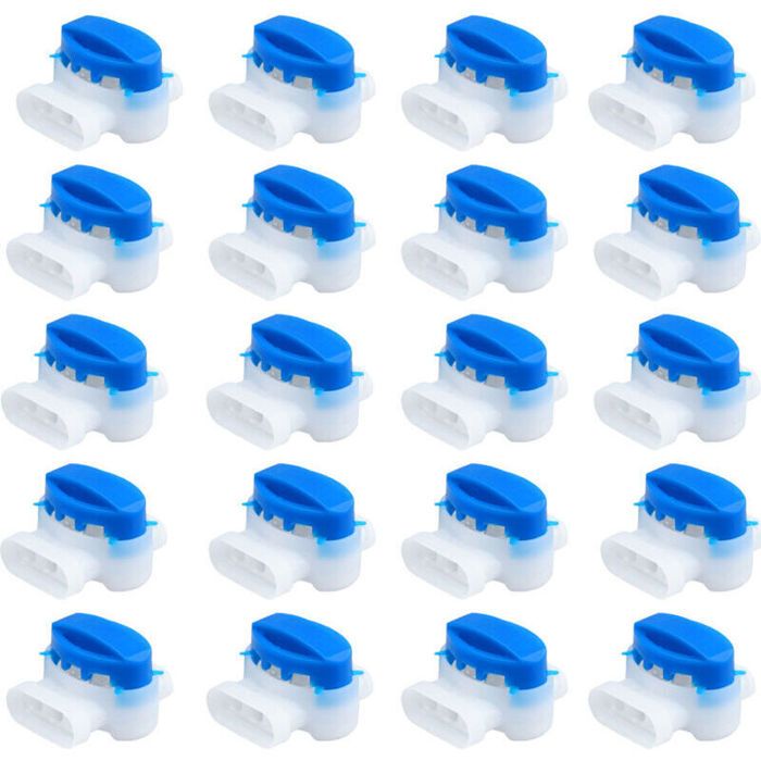 Mähroboter-kabelverbinder – 20er-pack – 314 Stecker – Blaues, Selbstabisolierendes Kabel