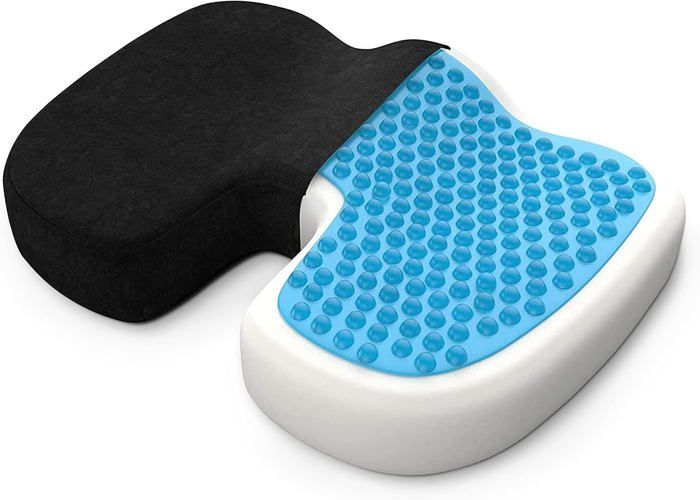 Sitzkissen Zur Vorbeugung Von Steißbeinschmerzen, Atmungsaktives Gelmaterial, Ergonomisches Orthopädisches Memory-schaum-sitzkissen, Fahrzeugspezifisch.