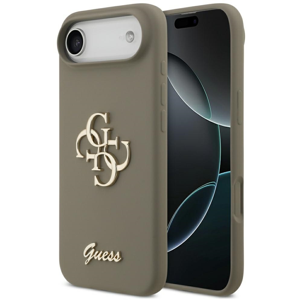 Guess Silikonhülle Mit Großem 4g-schriftzug Für Iphone Air, Braun